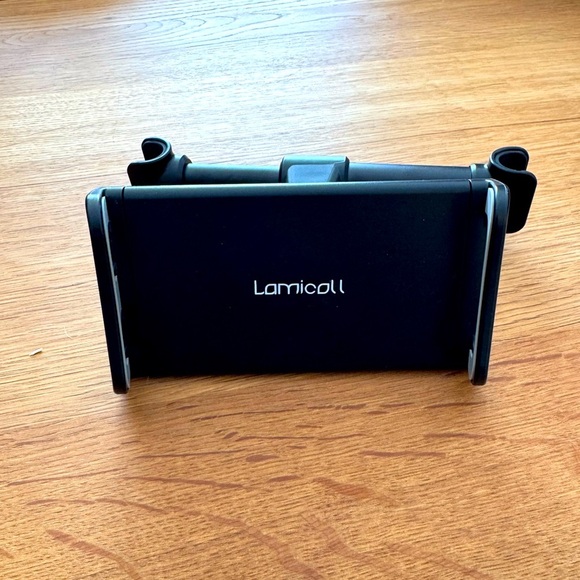 Lamicall Car Headrest Mount, Cellphone & Tablet Headrest Holder - Black - Picture 1 of 3